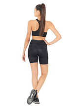 Load image into Gallery viewer, BeFit High Waisted Biker Shorts - Glossy Black