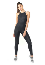 Load image into Gallery viewer, BeFit Halter Jumpsuit - Blue Snake