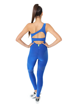 Load image into Gallery viewer, BeFit One-Shoulder Jumpsuit - Sky Blue