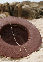 Load image into Gallery viewer, MPXA ELIZABETH - STRAW HAT with gold chain