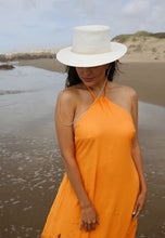 Load image into Gallery viewer, MPXA ELIZABETH - STRAW HAT with gold chain
