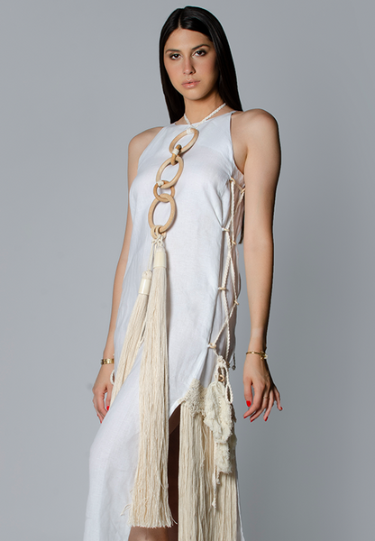MARICHA WOODEN NECKLACE
