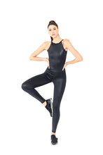 Load image into Gallery viewer, BeFit Jumpsuit - Black Textured