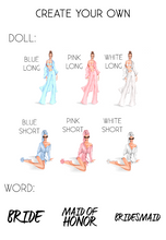 Load image into Gallery viewer, Satin Cami + Short Pajama Set - Wedding Edition