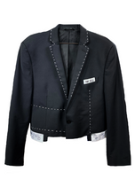 Load image into Gallery viewer, ACA Oversized Cropped Blazer &quot;One of a Kinds&quot;
