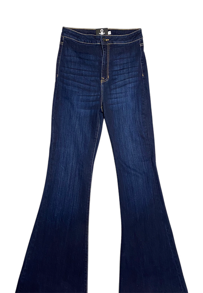 ACA Bell Bottom High-Rise Stretch Jeans