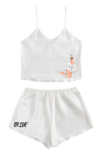 Load image into Gallery viewer, Satin Cami + Short Pajama Set - Wedding Edition