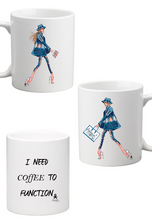 Load image into Gallery viewer, FASHION DENIM and MOM Coffee Mug