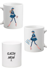 Load image into Gallery viewer, FASHION DENIM and MOM Coffee Mug