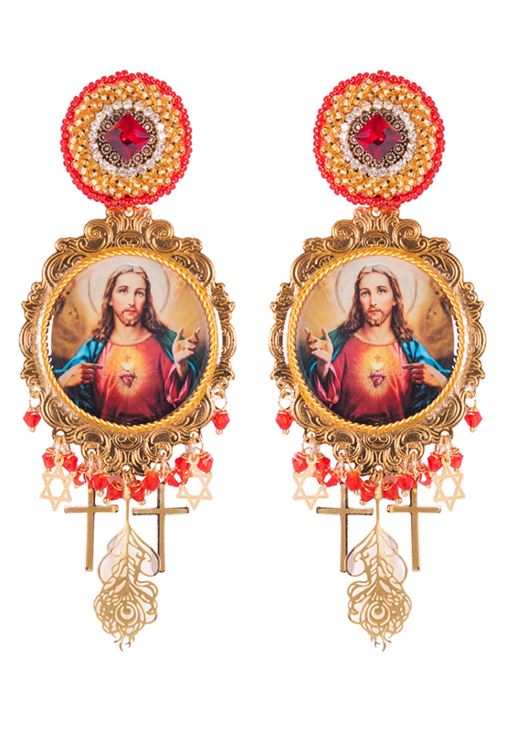 AGxA Jesus Earrings