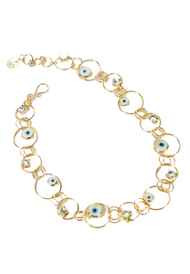 AGxA Necklace - Evil Eye - Gold
