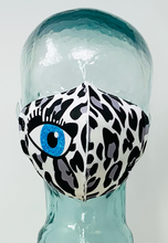Load image into Gallery viewer, AFM Evil Eye in Animal Print Face Cover