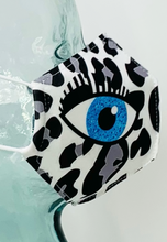 Load image into Gallery viewer, AFM Evil Eye in Animal Print Face Cover