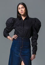 Load image into Gallery viewer, AxMJB - Black Blouse