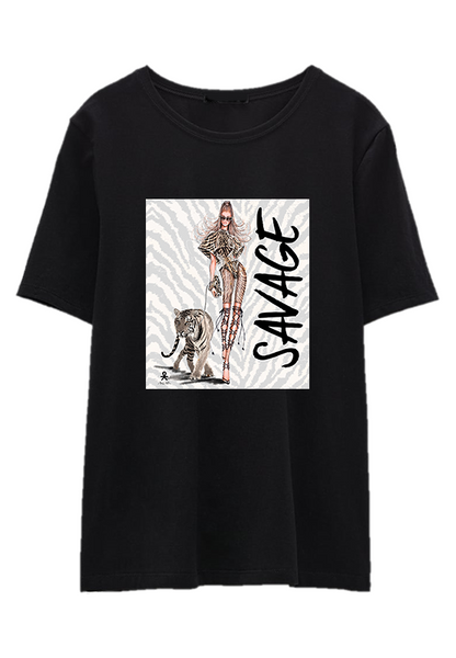 SAVAGE Black T-Shirt