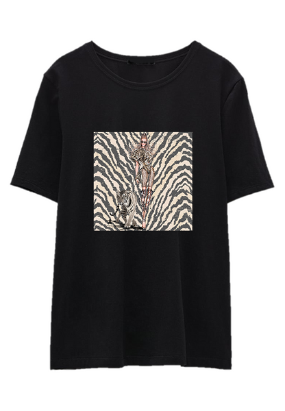 TIGER DARK Black T-Shirt