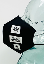 Cargar imagen en el visor de la galería, AFM Dont Invade My Space Black Unisex Face Mask