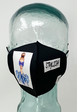 Cargar imagen en el visor de la galería, AFM FAB in Blue Doll Black Face Mask