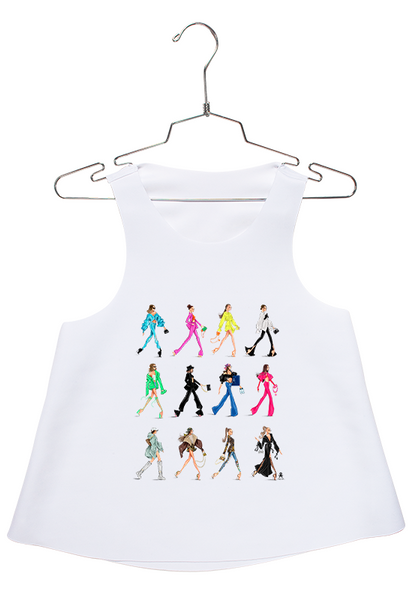 FASHION DOLLS GRID Racerback
