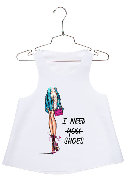 I Need Shoes Racerback