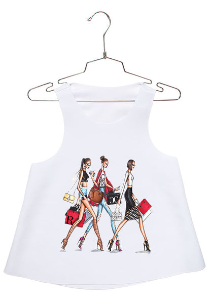 CZ Shopping Dolls Racerback