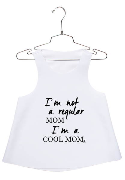 Cool Mom Just Letters Racerback