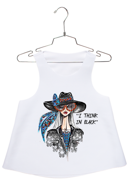 #ThinkInBlack Racerback