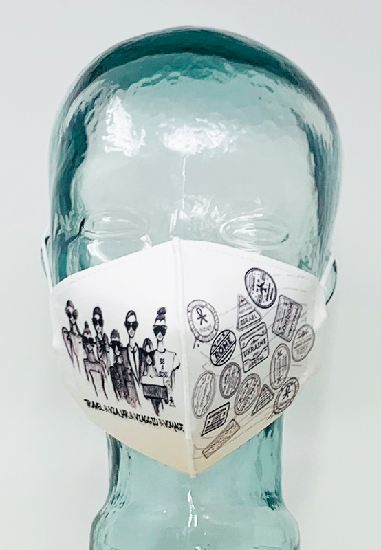 AFM Travel B&W Face Mask