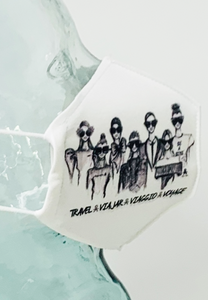 AFM Travel B&W Face Mask