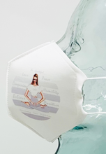 Load image into Gallery viewer, AFM Yoga in Grey Face Mask