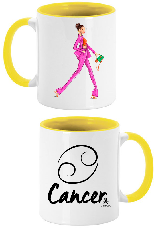ZODIAC (Dolls 7-12) Yellow Coffee Mug