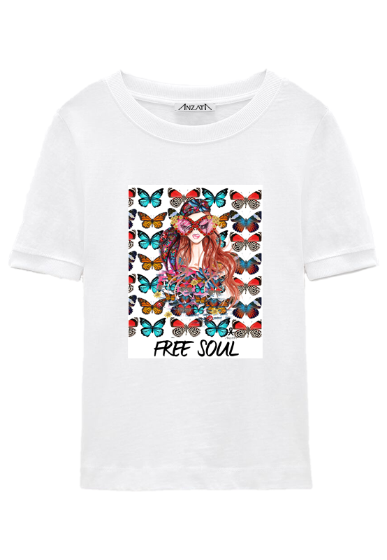 Free Soul White T-Shirt