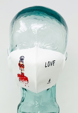 Cargar imagen en el visor de la galería, AFM LOVE Red Doll Face Mask - Valentines Day Special Edition
