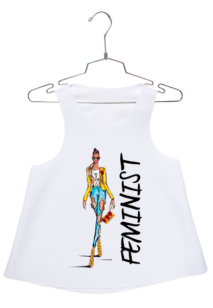 Feminist in Yellow Racerback