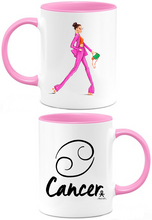Cargar imagen en el visor de la galería, ZODIAC (Dolls 7-12) Pink Coffee Mug