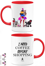 Load image into Gallery viewer, A Coffee for Shopping Holiday Coffee Mug